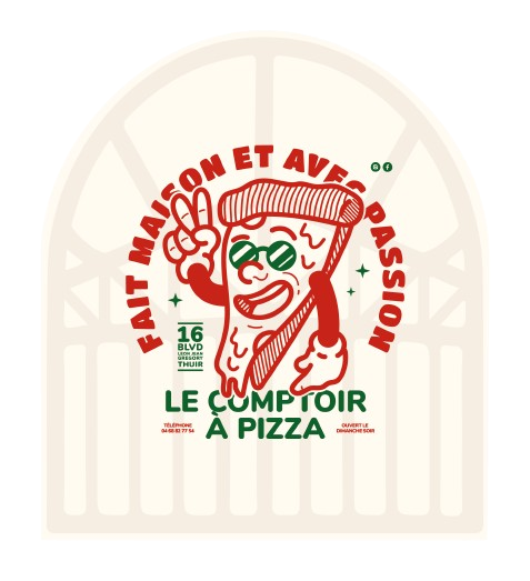 le comptoir à pizza
